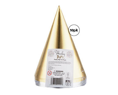 New Year's Eve Decorations - Party Hats 10pk, Balloons 30pk or Blowouts 25pk
