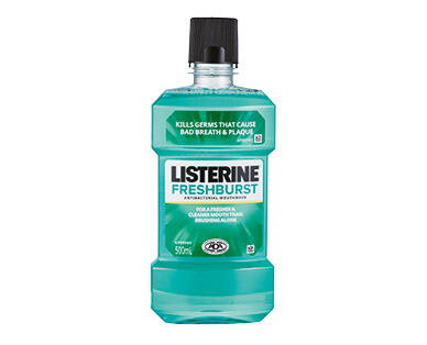 Listerine Fresh Burst Mouthwash 500ml