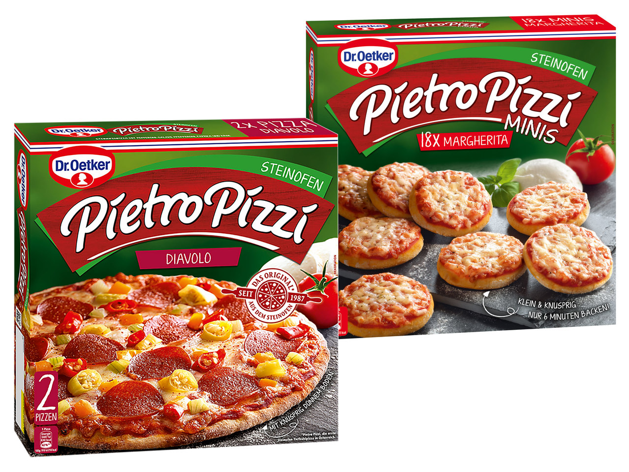 DR. OETKER Pietro Pizzi Doppelpack/Minis