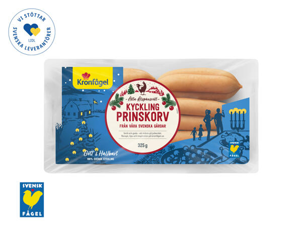 Kronfågel kycklingprinskorv