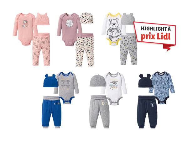 Ensemble pour bébé, 3 pièces