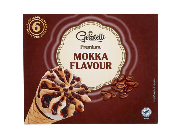 Cornet glace moka