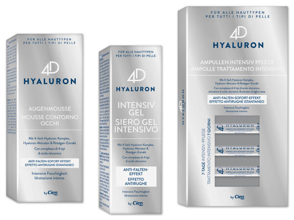 Hyaluron Augenmousse, Ampullen Intensiv Pflege oder Intensiv-Gel