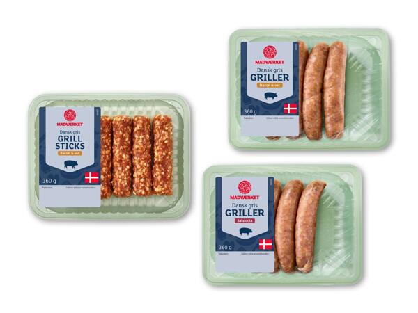 Grillpølser eller grillsticks