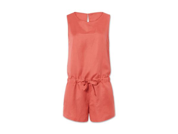 Damen Leinen-Jumpsuit