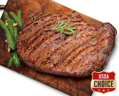 Fresh USDA Choice Boneless Beef Ribeye Steak Twin Packs