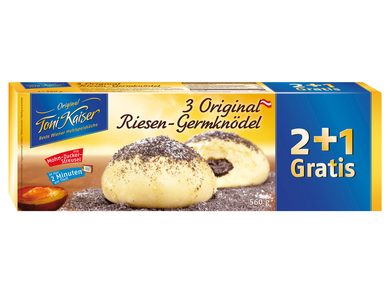 TONI KAISER Riesen-Germknödel