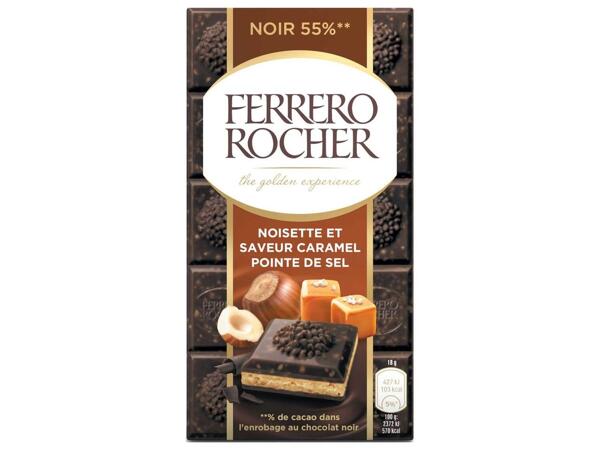 Ferrero Rocher et Rafaello tablette