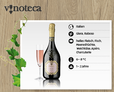 OROPERLA Vino Spumante Rosé Brut