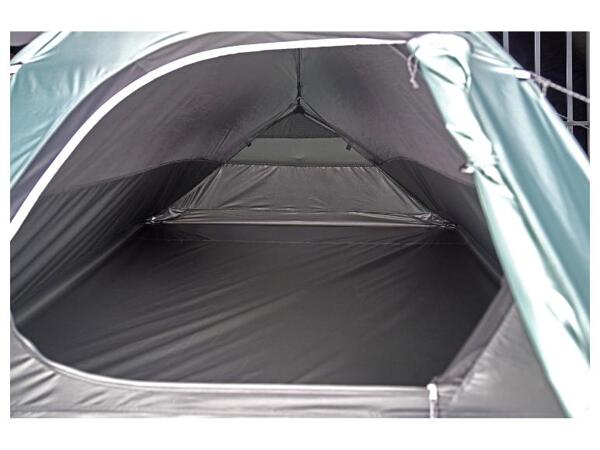 Trekingový stan pro 2 osoby aqua grey