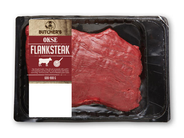 BUTCHER'S Flanksteak af okse