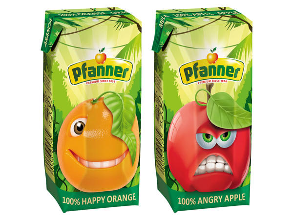 PFANNER Orangen- oder Apfelsaft