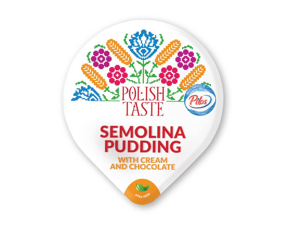 POLISH TASTE(R) Semolina Pudding with Cream & Chocolate