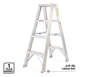 DOUBLE SIDED ALUMINIUM LADDER 1.2M