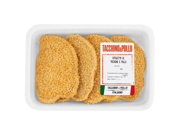 Turkey and Chicken Breaded Cutlet