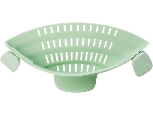 Pan strainer, trivet or oven mitts
