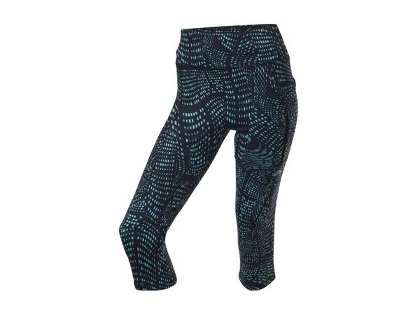 Ladies' cropped sports leggings