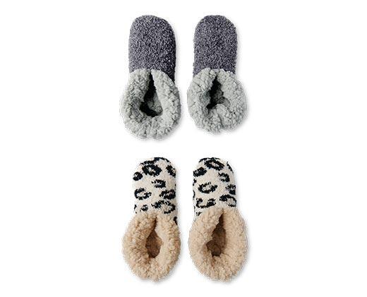Serra Ladies 2 Pack Slipper Socks