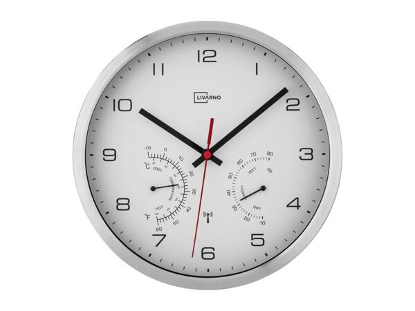 Livarno Home White Radio-Controlled Wall Clock