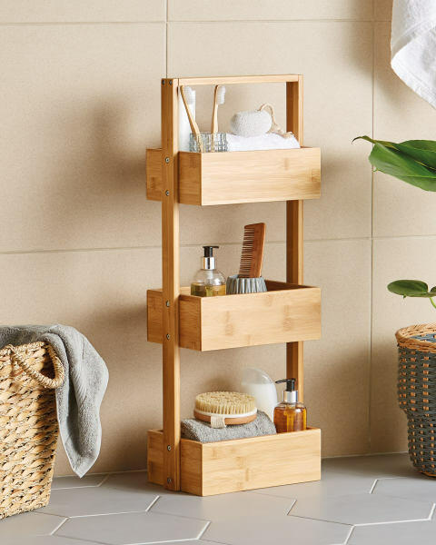 Bamboo Wooden Storage Caddy