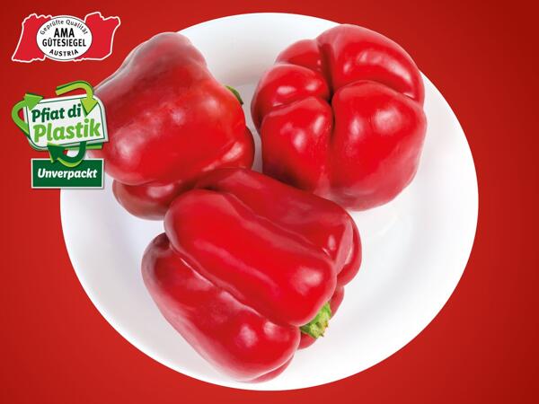Paprika rot aus Österreich