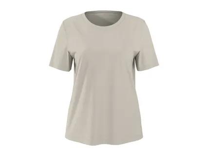 ESMARA Ladies' Beige Linen Blend T-Shirt
