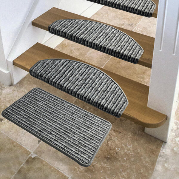 Set de 15 tapis d'escalier env. 65 x 28 cm