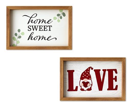 Huntington Home 
 Valentine's Day Reversible Box Sign