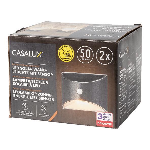 CASALUX(R) Ledlamp op zonne-energie met sensor