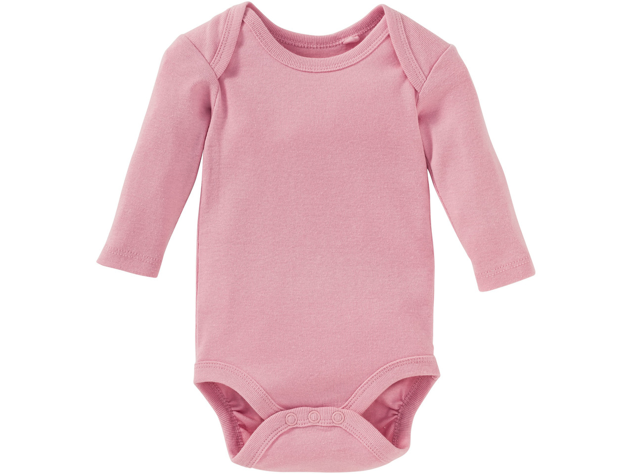 Baby Girls' Long Sleeve Bodysuits, 5 pieces