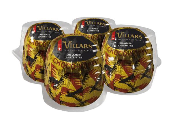 Têtes au chocolat mi-amer Villars (valable uniquement en Suisse romande)