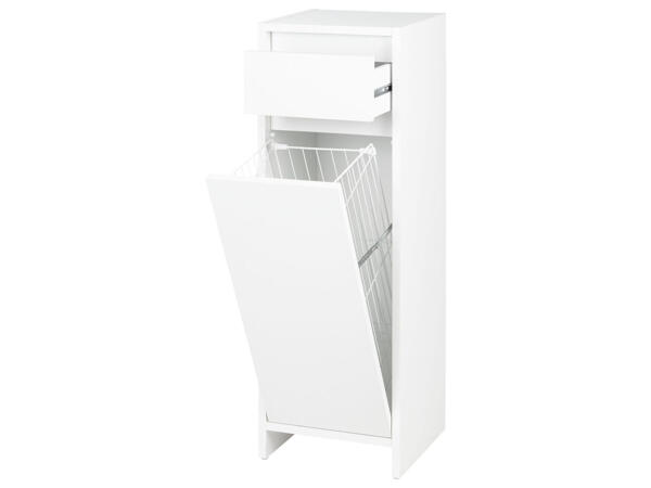 Bathroom Cabinet with Laundry Storage