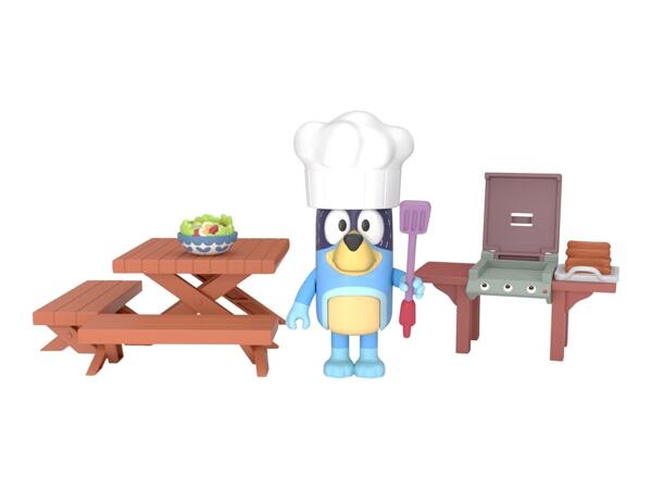 Bluey Family Backyard BBQ Playset