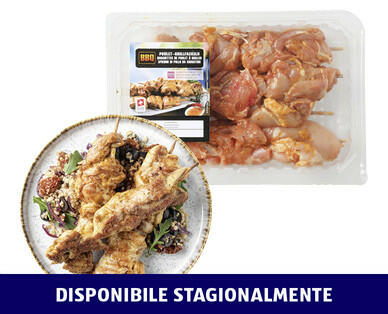 BBQ 
 SPIEDINI DI POLLO DA GRIGLIARE