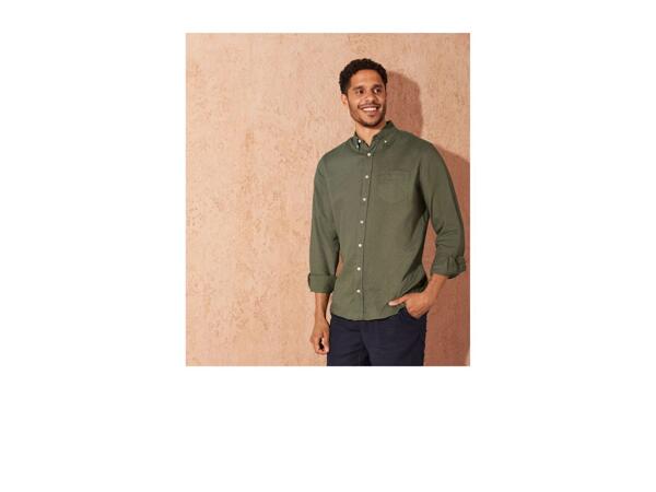 Livergy Men's Linen Blend Shirt