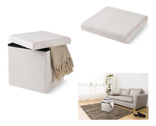 SOHL Furniture 
 Foldable Storage Ottoman
