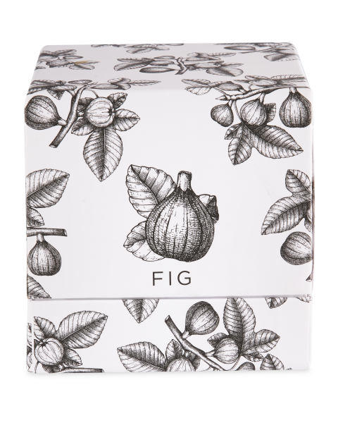 Black & White Fig Boxed Candle