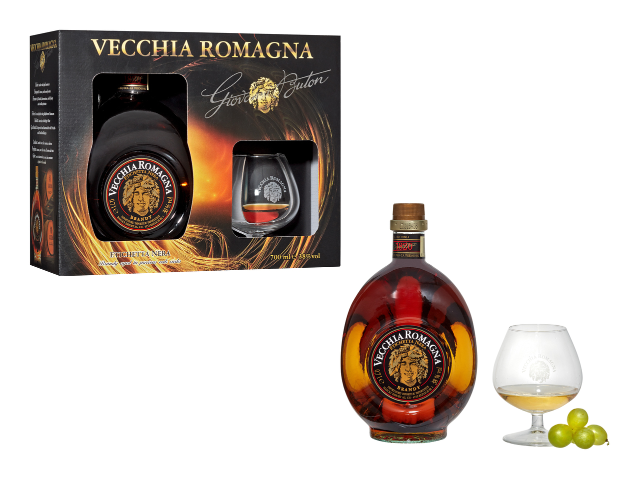 Set Vecchia Romagna avec verre
