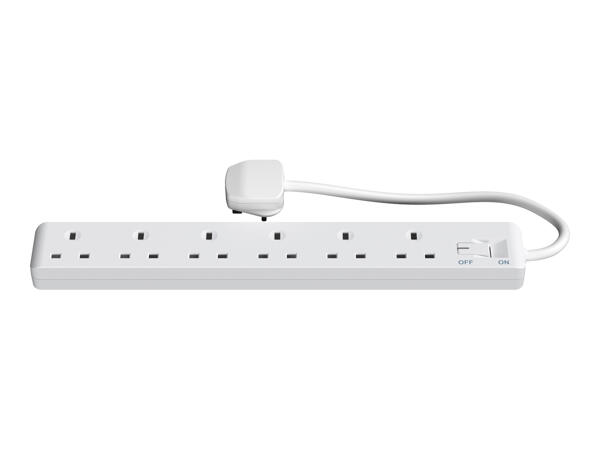 Silvercrest 6 Socket Extension Lead