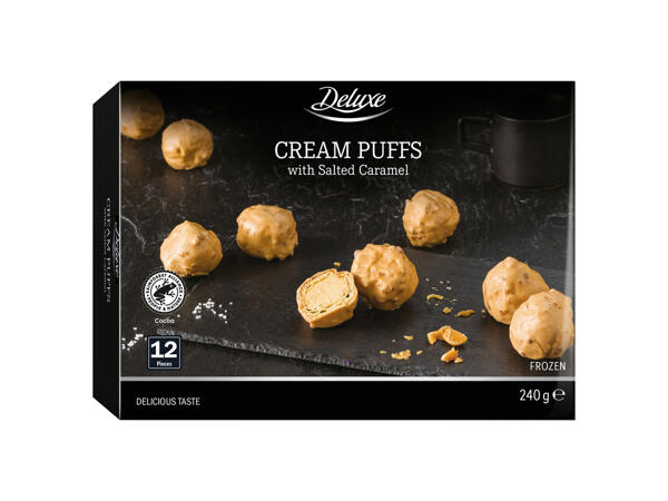 Cream Puffs with Salted Caramel