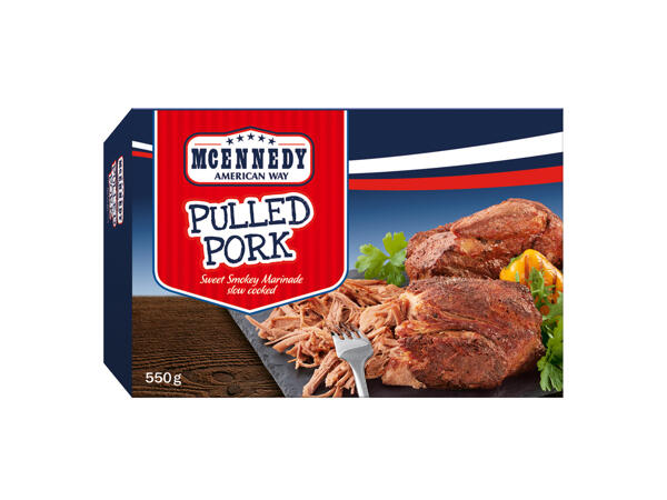 Marinated and roasted Pulled Pork
