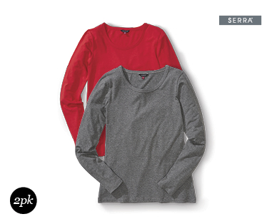 Ladies Long Sleeve T-Shirt 2 Pack