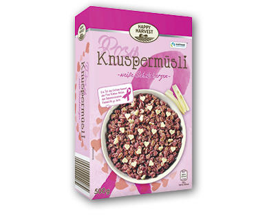 HAPPY HARVEST Müesli croccante rosa
