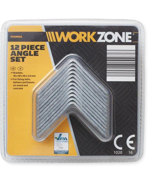 12 Piece Angle Bracket Set Small