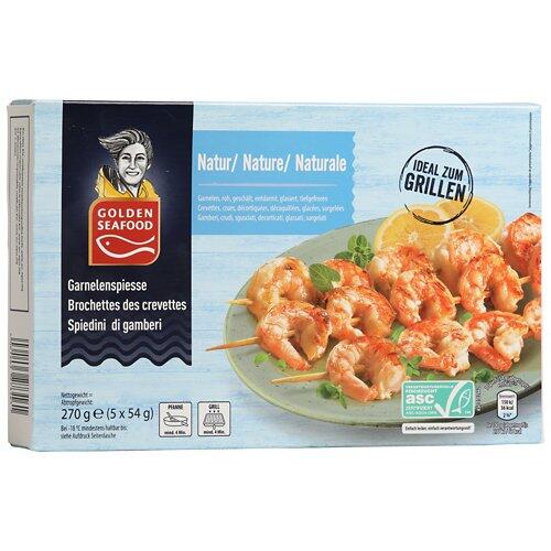 GOLDEN SEAFOOD Brochettes de crevettes