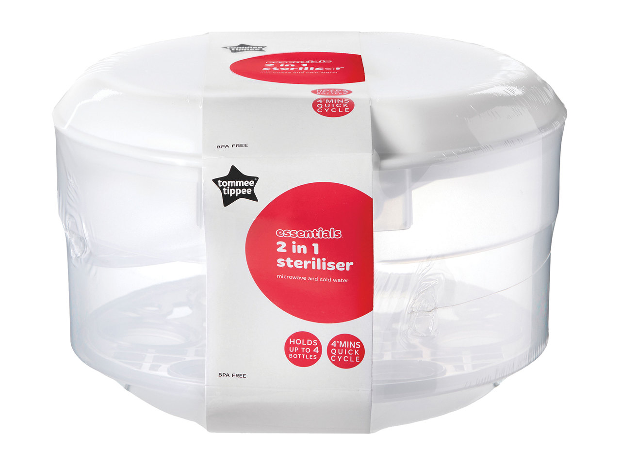 Tommee Tippee Essentials 2-in-1 Microwave Steriliser1