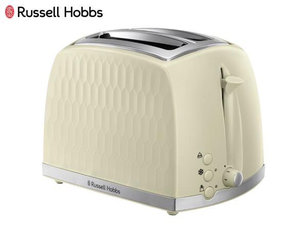 Russell Hobbs Honeycomb Toaster - Cream