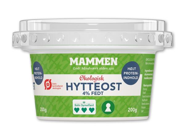 Økologisk hytteost