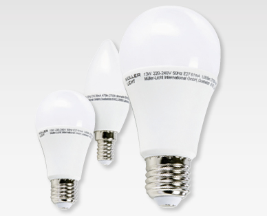 Ampoule poire/bougie/goutte, luminosité réglable MÜLLER LICHT