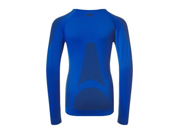 CRIVIT Older Kids' Blue Seamless Base Layer Set - 2 Piece Set